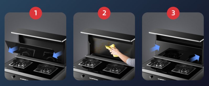 這樣的步驟實(shí)現(xiàn)集成灶深度清潔，給你宛如新機(jī)的既視感