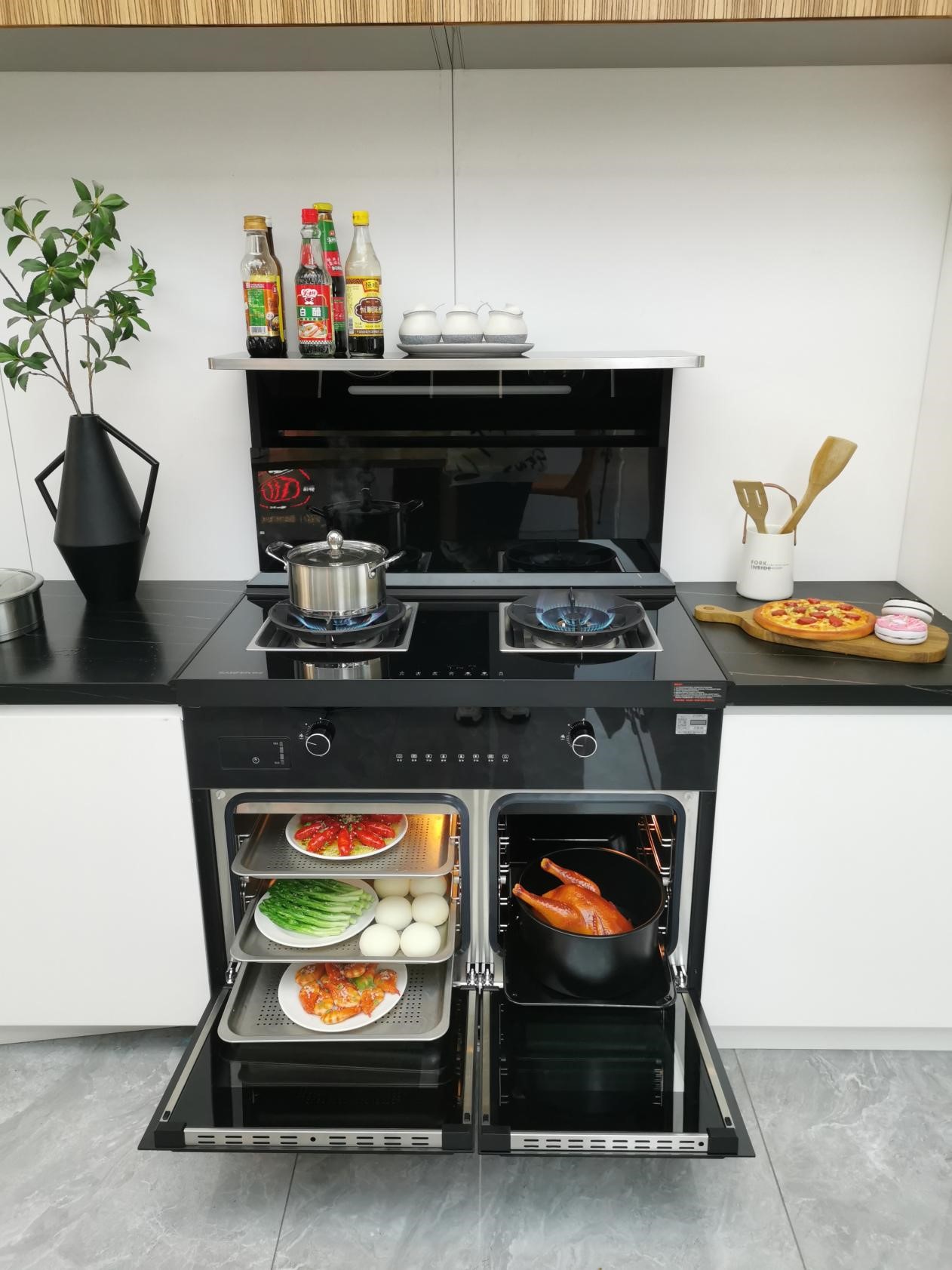 小戶型如何裝修廚房？這款帥豐集成灶，巧妙利用每一寸空間