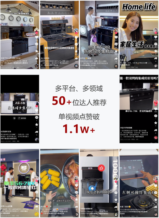 50+位達(dá)人合力推薦！帥豐集成灶引領(lǐng)潮流風(fēng)向標(biāo)