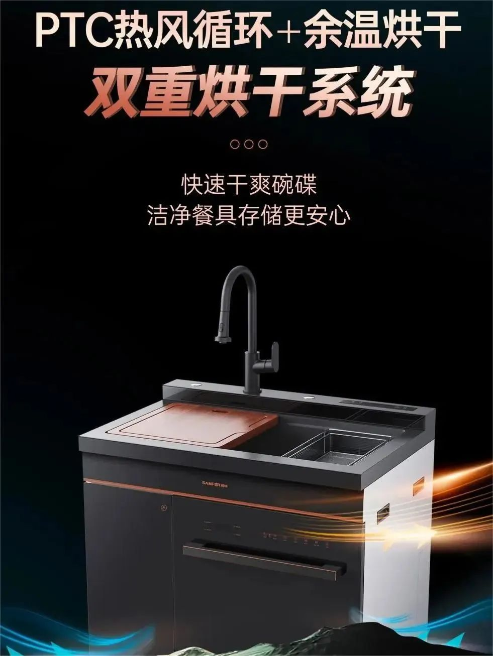 老廚房改造大變樣，帥豐集成灶+洗碗機集成水槽就是這么神！