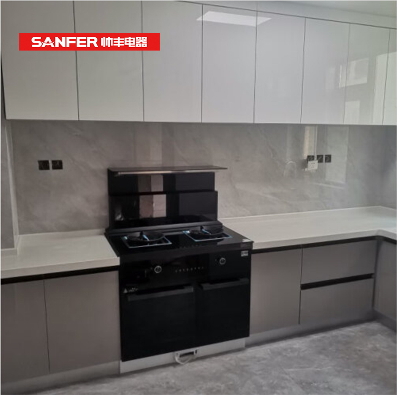 開放式廚房搭配集成灶，好用！