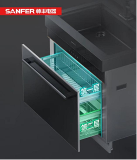 小空間大容量，帥豐TJ3-8B集成灶+JS-W20集成水槽洗碗機重新定義廚房