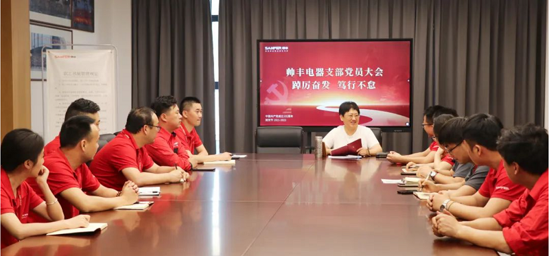 踔厲奮發(fā) 篤行不怠 | 帥豐電器開展支部黨員大會暨書記講黨課   