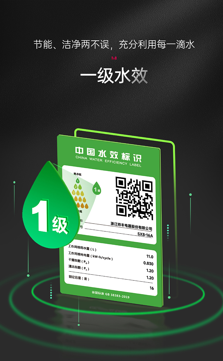 帥豐SX8-16A嵌入式洗碗機(jī)