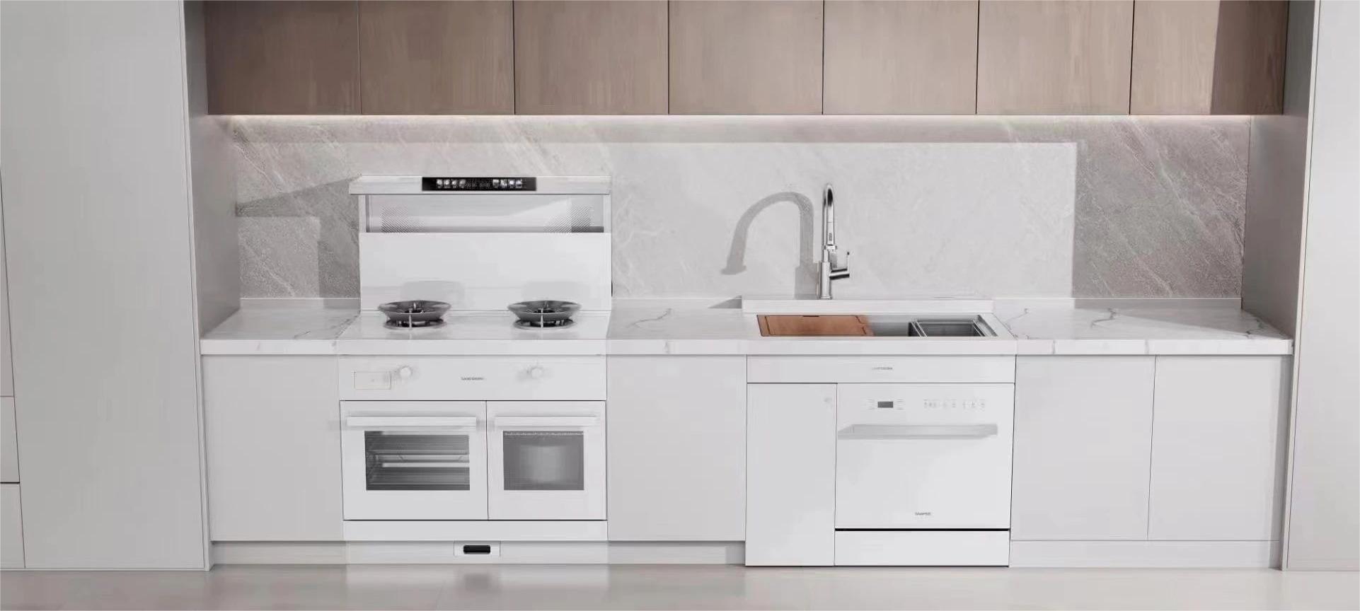 廚房搞這么白，真的好打理嗎？