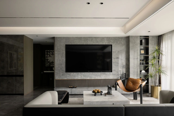 帥豐全屋高定 | 129㎡現代灰色系，盡顯優(yōu)雅高級品味