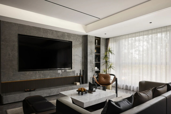 帥豐全屋高定 | 129㎡現代灰色系，盡顯優(yōu)雅高級品味