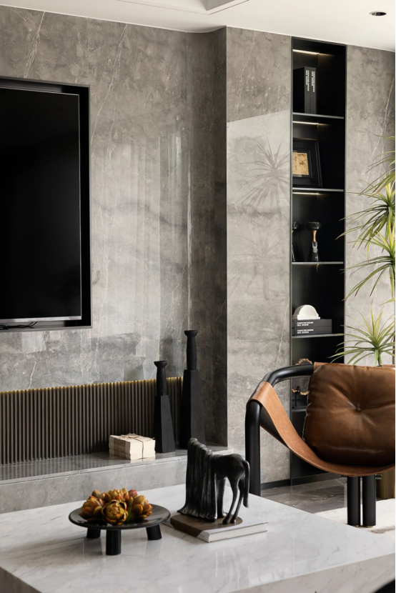 帥豐全屋高定 | 129㎡現代灰色系，盡顯優(yōu)雅高級品味