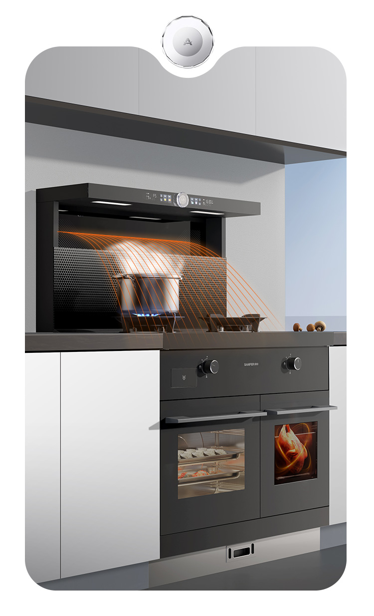 帥豐天機5星耀蒸烤獨立集成灶