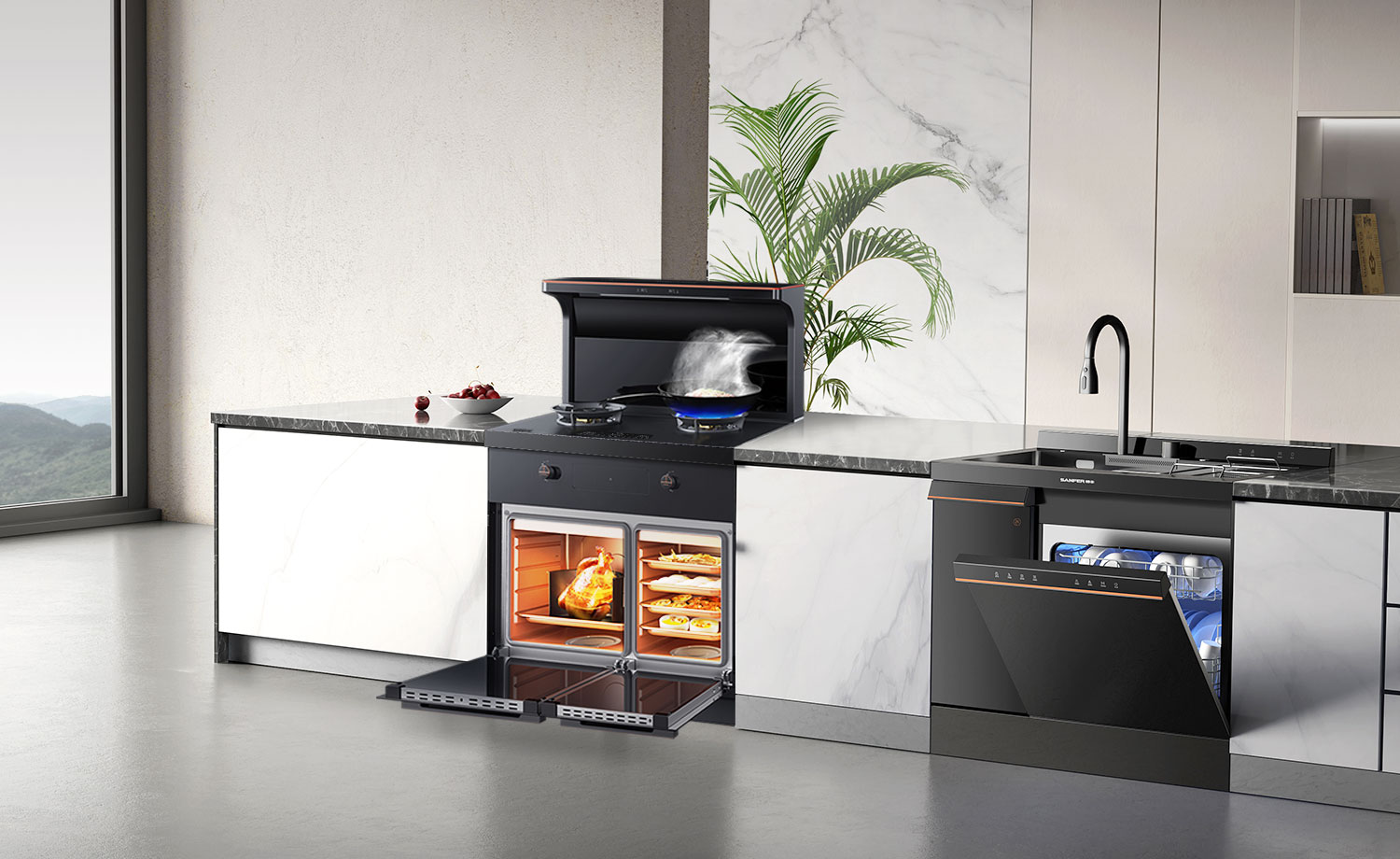 集成灶品牌帥豐電器優(yōu)勢(shì)疊加領(lǐng)跑集成灶、集成水洗雙賽道