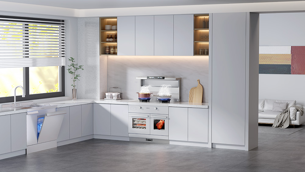 廚房搞這么白，真的好打理嗎？