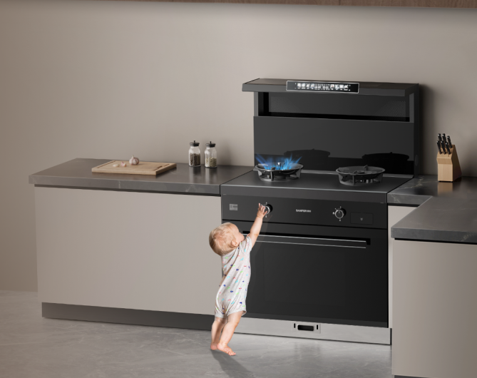 安全感爆棚！你的廚房安全由帥豐集成灶來守護！