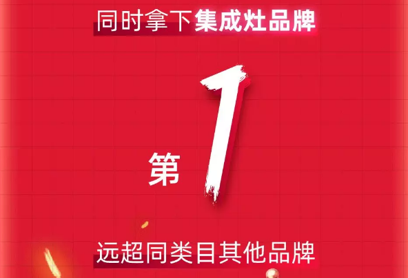 天貓618“大戰(zhàn)”，帥豐銷售額家電全國前十，集成灶類目第一！