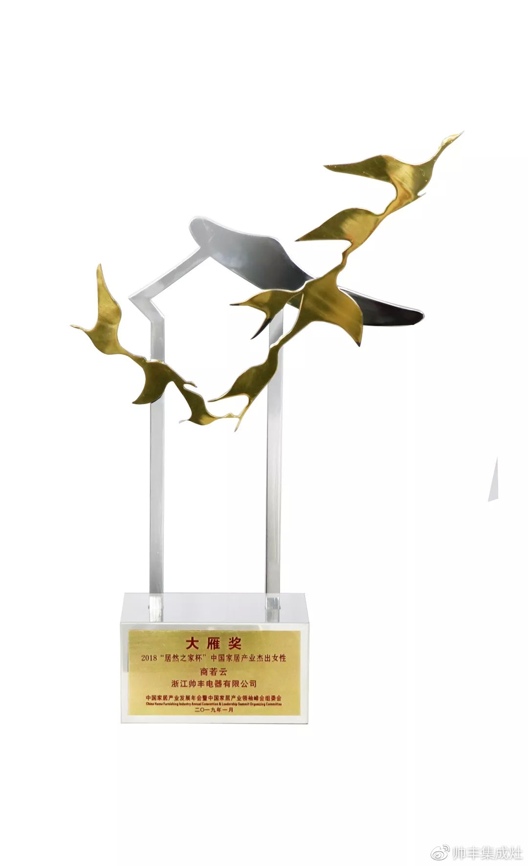 2019斬獲多項(xiàng)個(gè)人大獎(jiǎng)，帥豐以董事長商若云為傲