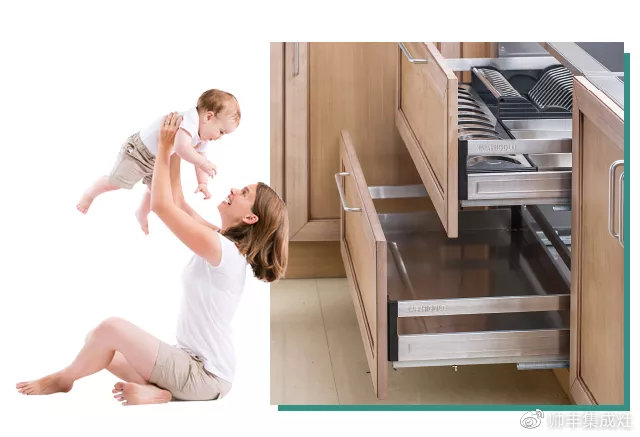 家里裝這樣的整體櫥柜，才敢讓寶寶放心住
