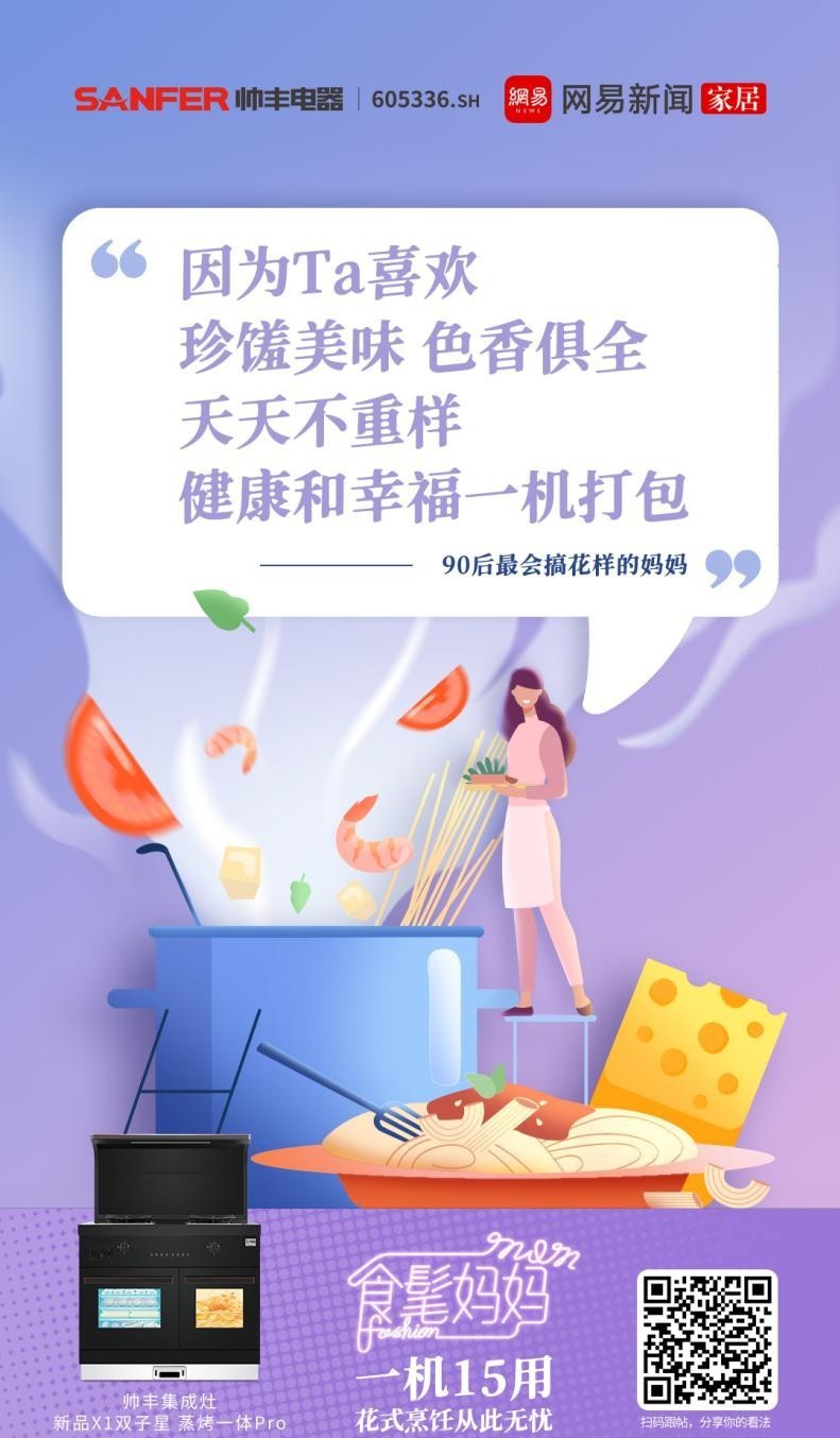 帥豐集成灶攜手網(wǎng)易，母親節(jié)詮釋健康之道